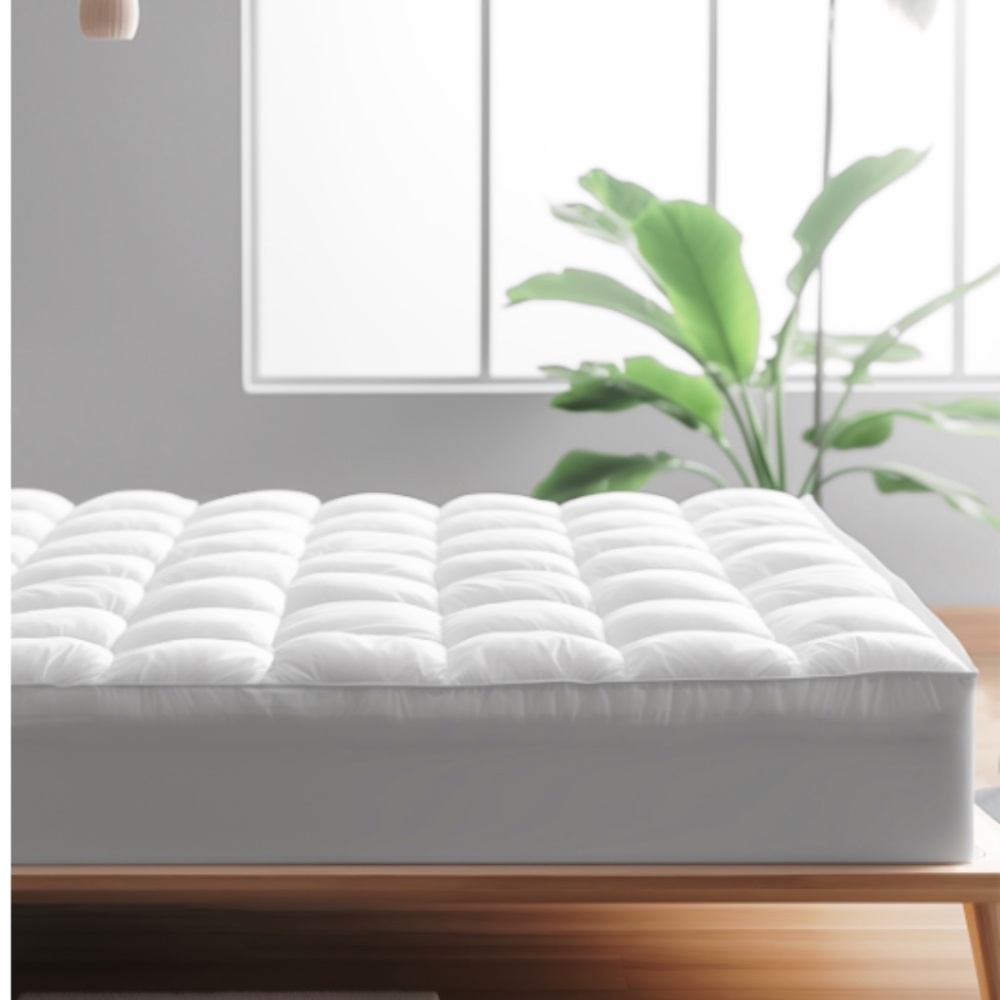 Therapedic Premier Pillowtop Mattress Topper, King, Exclusively at Macy's - Whit